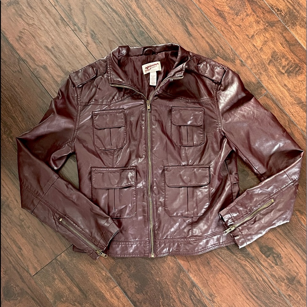 Jr’s Arizona Jean Co faux leather jacket